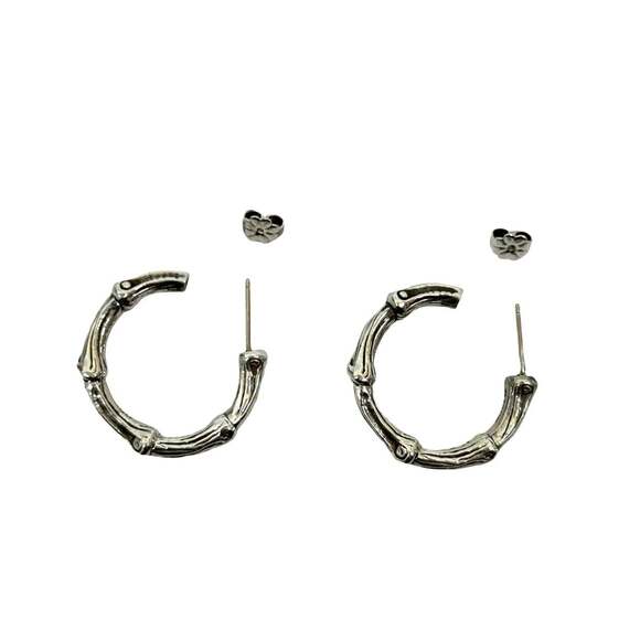 TIFFANY Silver Bamboo Earrings